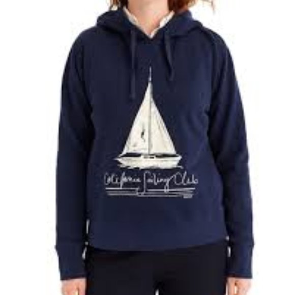 Vintage California Sailing Club Hoodie Sweatshirt - Picture 6 of 8
